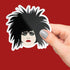 1980s Goth Punk Premium Vinyl Sticker, Siouxsie Sioux, Glossy Laptop Decal